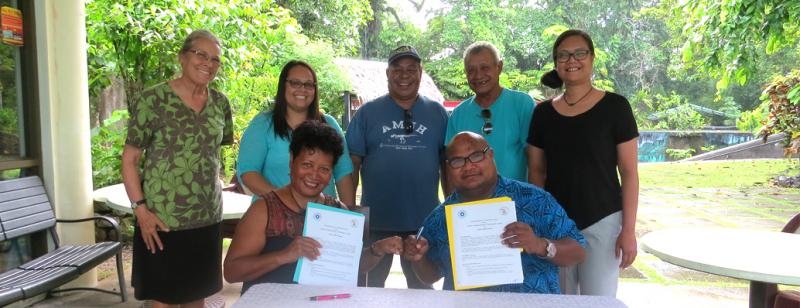 MOA Signed Between Belau National Museum and Ministry of Natural Resources, Environment, and Tourism