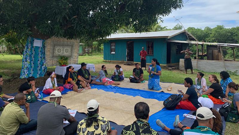 More than 150 people from 17 countries gathered in Fiji for the GEF's Pacific Expanded Constituency Workshop to meet with regional counterparts, review GEF strategies, and discuss policies, procedures, and experiences from GEF projects.