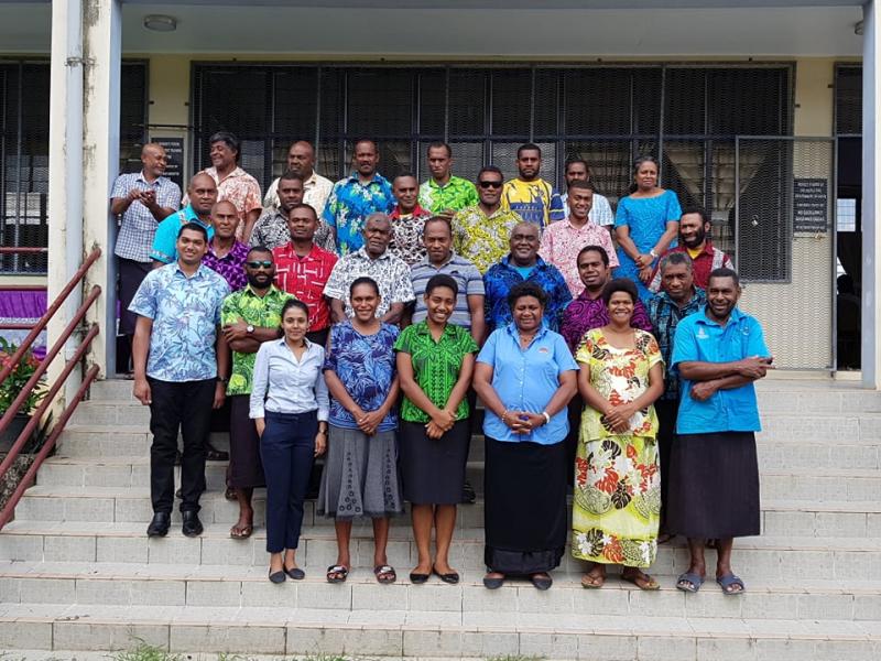 Group photo of community representatives and national stakeholders during the Fiji Ridge to Reef project.jpg