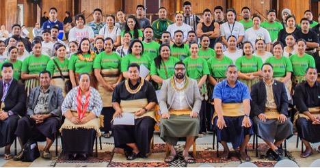 Tongatapu 5 Youth Council event, Fale Lalava Hall, Kolovai. 15 August 2020