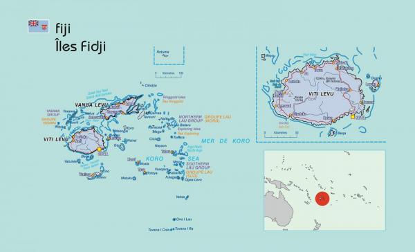 FIJI Map