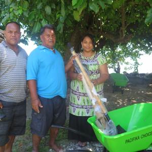 handing over of agricultural tools to the active farmers