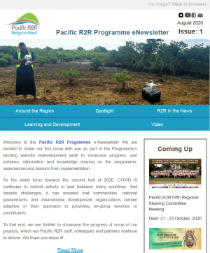 Pacific R2R Programme eNewsletter