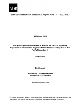 COO Final Report_Oct 2018 Technical Assistance Consultant’s Report ADB TA – 9292 REG	