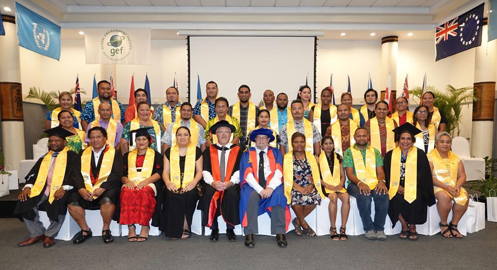JCU graduation photo in Nadi, Fiji (2019)